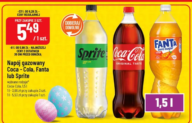 Napój gazowany Sprite promocja w POLOmarket