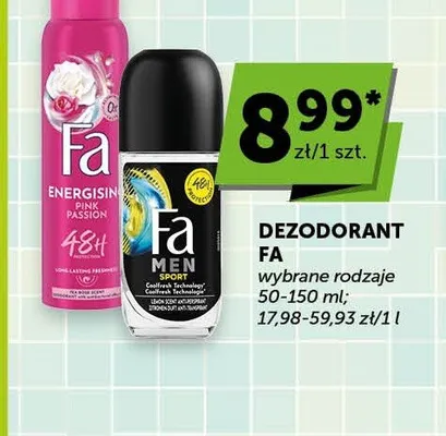 Dezodorant Fa Pink Passion promocja w Groszek
