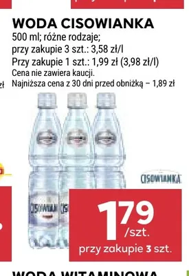 Woda Cisowianka promocja w Stokrotka