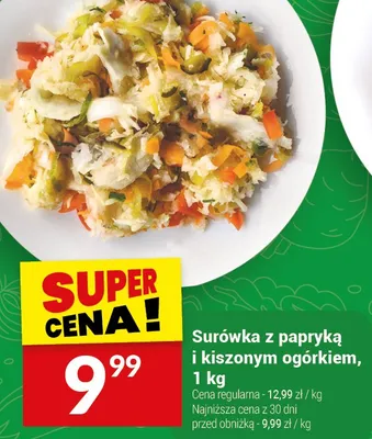 Surówka z papryką i kiszonym ogórkiem promocja w Twój Market