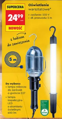 Oświetlenie warsztatowe Niteo promocja w Biedronka