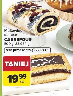 Makowiec de luxe promocja w Carrefour