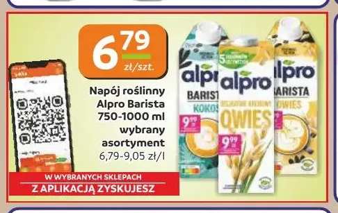 Napój roślinny Alpro Barista promocja w Gama