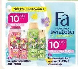 Dezodorant w kulce Fa promocja w Drogerie Koliber
