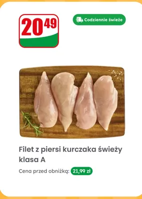 Filet z piersi kurczaka świeży klasa A promocja w Dino