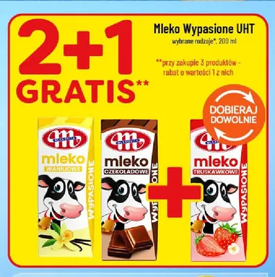 Mleko UHT Wypasione czekoladowe Mlekovita promocja w POLOmarket