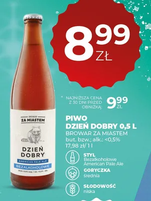 Piwo promocja w Duży Ben