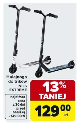 Hulajnoga do trików Extreme promocja w Carrefour