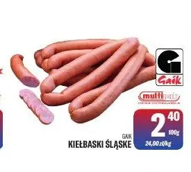 Kiełbaski śląskie Gaik promocja w Tomi Markt