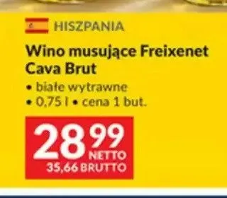 Wino musujące Freixenet Cava Brut promocja w Makro