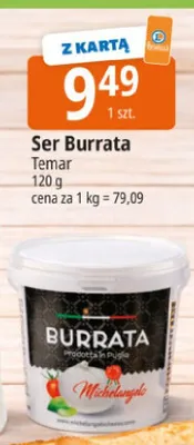 Ser Burrata promocja w Leclerc