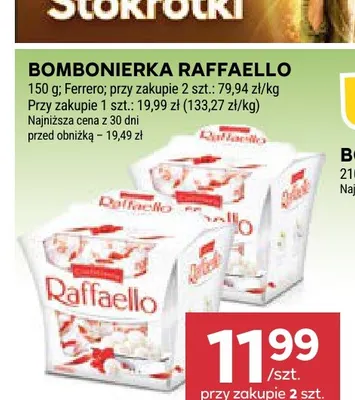 Bombonierka Raffaello promocja w Stokrotka