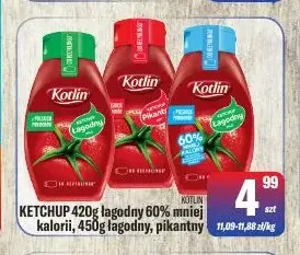 Ketchup Kotlin łagodny 60% mniej kalorii promocja w Tomi Markt