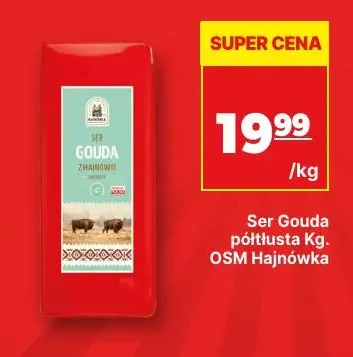 Ser gouda półtłusta OSM Hajnówka promocja w API Market