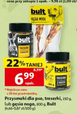 Treserki dla psa Bult promocja w Auchan