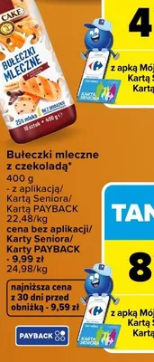 Bułeczki mleczne z czekoladą Dulcesol promocja w Carrefour