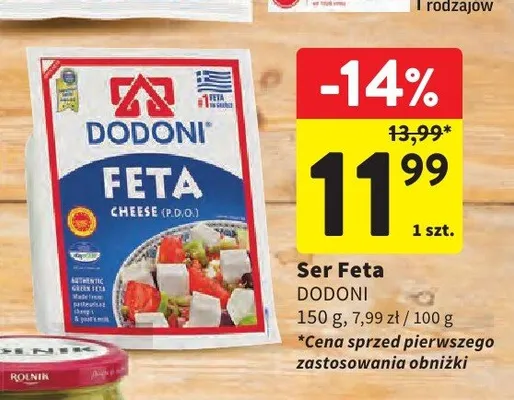 Ser Feta Dodoni promocja w Intermarche