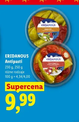 Antipasti Eridanous Pepper Mix promocja w Lidl
