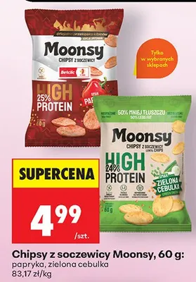 Chipsy z soczewicy papryka promocja w Biedronka