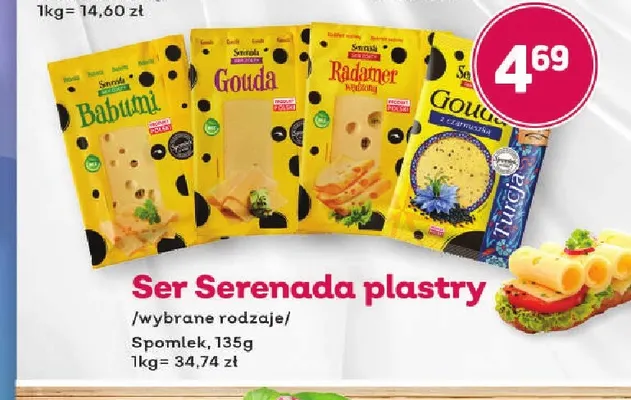 Ser w plastrach Serenada promocja w Bliski