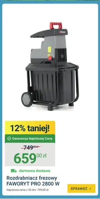 Rozdrabniacz frezowy Faworyt Pro promocja w ERLI