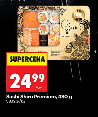 Sushi Shiro Premium Sushi 4You promocja w Biedronka