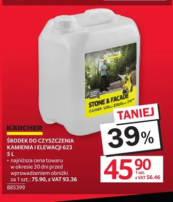 Środek do czyszczenia kamienia i elewacji 623 Kärcher promocja w Selgros