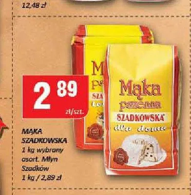 Mąka pszenna Szadkowska promocja w Chorten