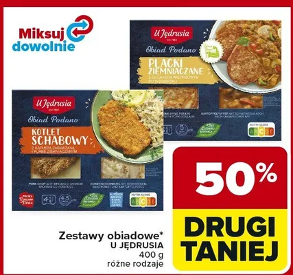 Zestawy obiadowe promocja w Carrefour Market