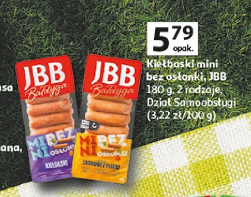 Paróweczki mini bez osłonki z serem JBB promocja w Auchan