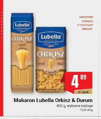 Makaron spaghetti Lubella Orkisz & Durum promocja w Premium Nasz Sklep