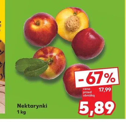 Nektarynki promocja w Kaufland