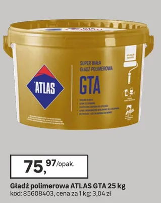 Gładź polimerowa GTA promocja w Leroy Merlin