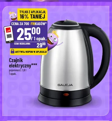 Czajnik elektryczny 1,8 l Galicja promocja w POLOmarket