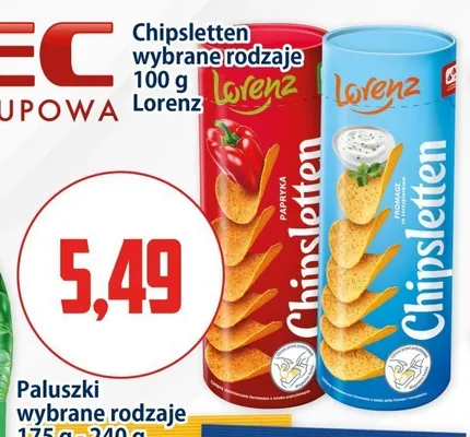 Chipsy Chipsletten fromage promocja w Kupiec