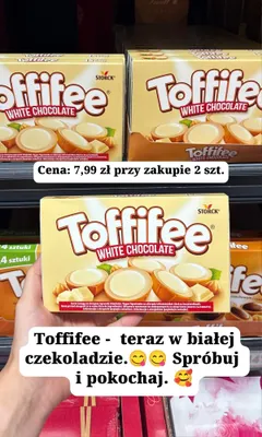 Czekoladki Toffifee White Chocolate promocja w Biedronka