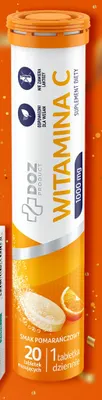 Witamina C 1000 mg smak pomarańczowy DOZ Product promocja w DOZ.PL