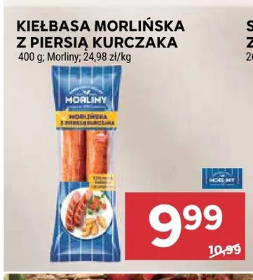 Kiełbasa Morlińska z piersią kurczaka Morliny promocja w Stokrotka