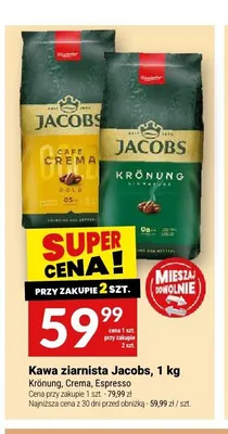 Kawa ziarnista Jacobs Espresso promocja w Twój Market