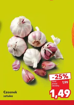 Czosnek promocja w Kaufland
