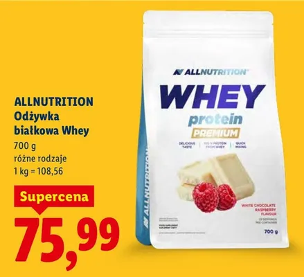 Odżywka białkowa Whey promocja w Lidl