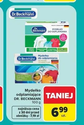 Mydło odplamiające Dr. Beckmann promocja w Carrefour Market
