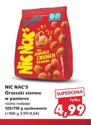 Orzeszki ziemne w panierce Nic Nac's promocja w Kaufland