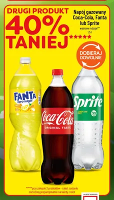 Napój gazowany Fanta Zero Sugar promocja w POLOmarket