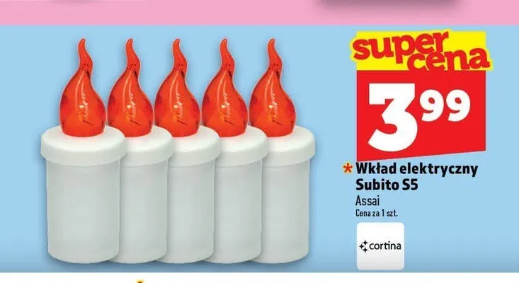 Wkład elektryczny Assai Subito S5 promocja w TOPAZ