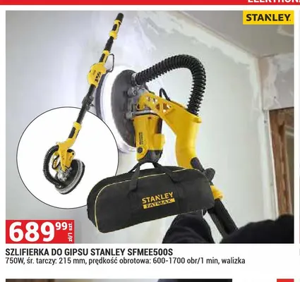 Szlifierka do gipsu Stanley SFMEE500S promocja w Merkury Market