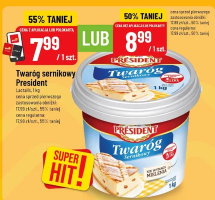 Twaróg sernikowy promocja w POLOmarket