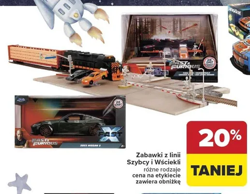 Zabawki z linii Szybcy i Wściekli promocja w Carrefour
