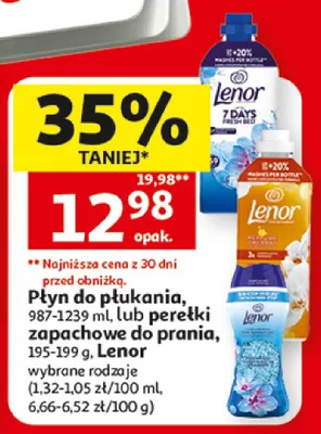 Płyn do płukania Lenor promocja w Auchan