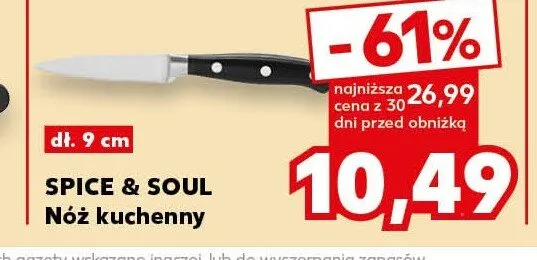 Nóż kuchenny Spice & Soul promocja w Kaufland